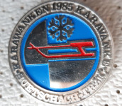 Značka Sankanje na naravnih progah Pokal Karavank 1985