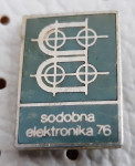 Značka Sejem Sodobna elektronika 1976 Gospodarsko razstavišče