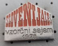 Značka Slovenijales vzorčni sejem 1978