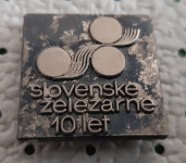 Značka Slovenske železarne 10 let