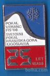 Značka smučanje - 25 let Pokal Vitranc FIS 1986 Kranjska Gora