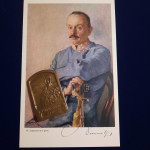 Značka soška fronta in kartica Borojević