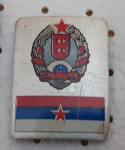 Značka Srbija grb in zastava bivše Jugoslavije