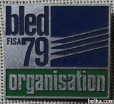 ZNAČKA STARA - VESLANJE BLED 1979 - PRODAM - MENJAM