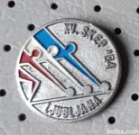 Značka Svetovno prvenstvo v keglanju Ljubljana 1984 SKEP