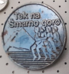 Značka Tek na Šmarno Goro na zaponko