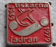 Značka Tiskarna JADRAN 1949/1979