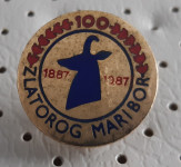 Značka Tovarna Zlatorog Maribor 100 let 1887/1987