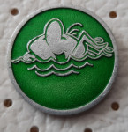 Značka Trimček Plavalec plavanje zelena Aurea Celje