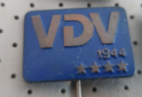 Značka VDV 1944 Vojska državne varnosti modra 25x18mm