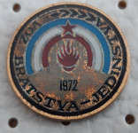 Značka Vlak Bratstva in enotnosti 1972