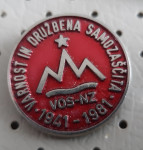 Značka VOS NZ Varnost in družbena samozaščita 1941/1981
