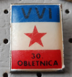 Značka Zastava SFRJ Jugoslavija 30 obletnica