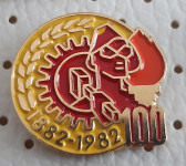 Značka Železarna Jesenice 1882- 1982