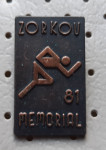 Značka Zorkov memorial 1981 atletika