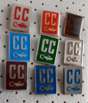 Značke Cinkarna Celje CC 9 različnih značk