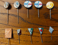 Značke HOKEJ Svetovna prvenstva in hokejski klubi 1966 1974 od 1€ - 3€