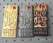 Značke NOB Baza 20 Kočevski rog