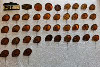 Značke PO POTEH PARTIZANSKE LJUBLJANE 42 kom. vse za 15 €