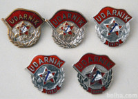 Značke udarnik, gasilske