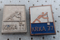 Znački Spust po Krki  Krka 1977 kajak kanu II.