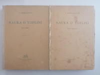 F. BOŠNJAKOVIĆ, NAUKA O TOPLINI, 1950, 2 KNJIGI V KOMPLETU
