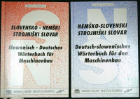SLOVENSKO-NEMŠKI STROJNIŠKI SLOVAR, I. in II. del, Boris Černigoj