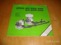 STIHL BR 320,400,SR 320,400 Navodila za uporabo-vzdrževanje
