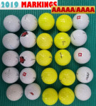 Golf žogice 25 TITLEIST PRO V1x BALLS AAAA/AAAAA 2019 MARKINGS
