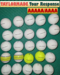golf žogice 25 x TAYLORMADE TOUR RESPONSE 4A/5A