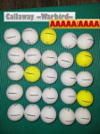 golf žogice 25x CALLAWAY WARBIRD AAAA/AAAAA