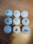 Golf žogice z logotipi golf klubov