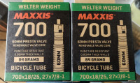 Zračnica Maxxis 700x18/25, 27x7/8-1 NOVO 84g 60 mm presta ventil 2 kom