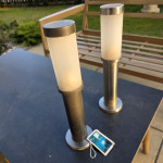 Eglo svetilki inox barva