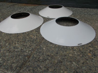 EMAJLIRANI KROŽNIKI ZA LUČI 3X PREMER 39 cm