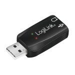 LogiLink USB 2.0 zvočna kartica z virtualnim 3D zvočnim učinkom