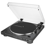 Audio Technica AT-LP60XBTBK (črna. Bluetooth. Vgrajen gramofonski pred