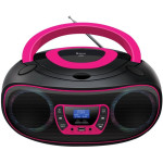 Denver DAB+ Boombox z DAB+/FM radiem, funkcijo Bluetooth, roza