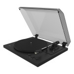 Gramofon TEAC TN-175-B, črne barve, integriran phono izenačevalnik