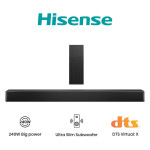 Hisense HS2100 (črna, Bluetooth, HDMI (ARC), USB)