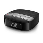 Philips TAR3505 radijska ura črne barve