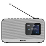 Prenosni DAB radio Panasonic RF-D15EG, 3 W, srebrne barve