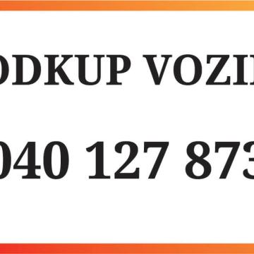 Gotovinski odkup rabljenh vozil, terencec ali kombijev 040 127 873