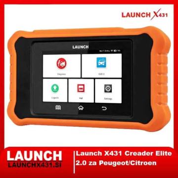 LAUNCH X431 Creader Elite 2.0 diagnostika Peugeot / Citroen