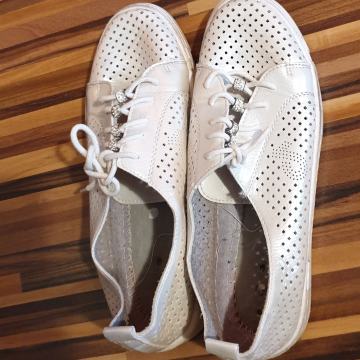 ČEVLJI/BALERINKE S oliver, usnje, srebrni, št. 39