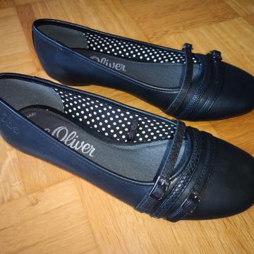 Črne balerinke S’Oliver - NOVO