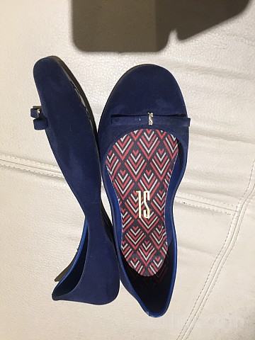 Nizke balerinke, moder semiš, št. 36