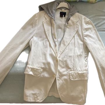 Zara beli suknjic blazer jakna M