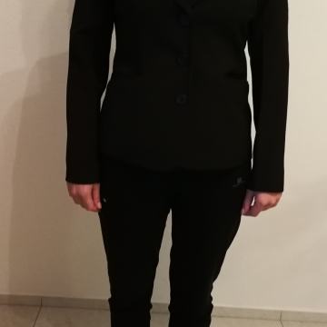 ŽENSKI ČRN BLAZER M - NOV