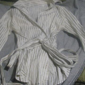 Nosečniška bluza na preklop-črtasta, ZARA BASIC, VEL S